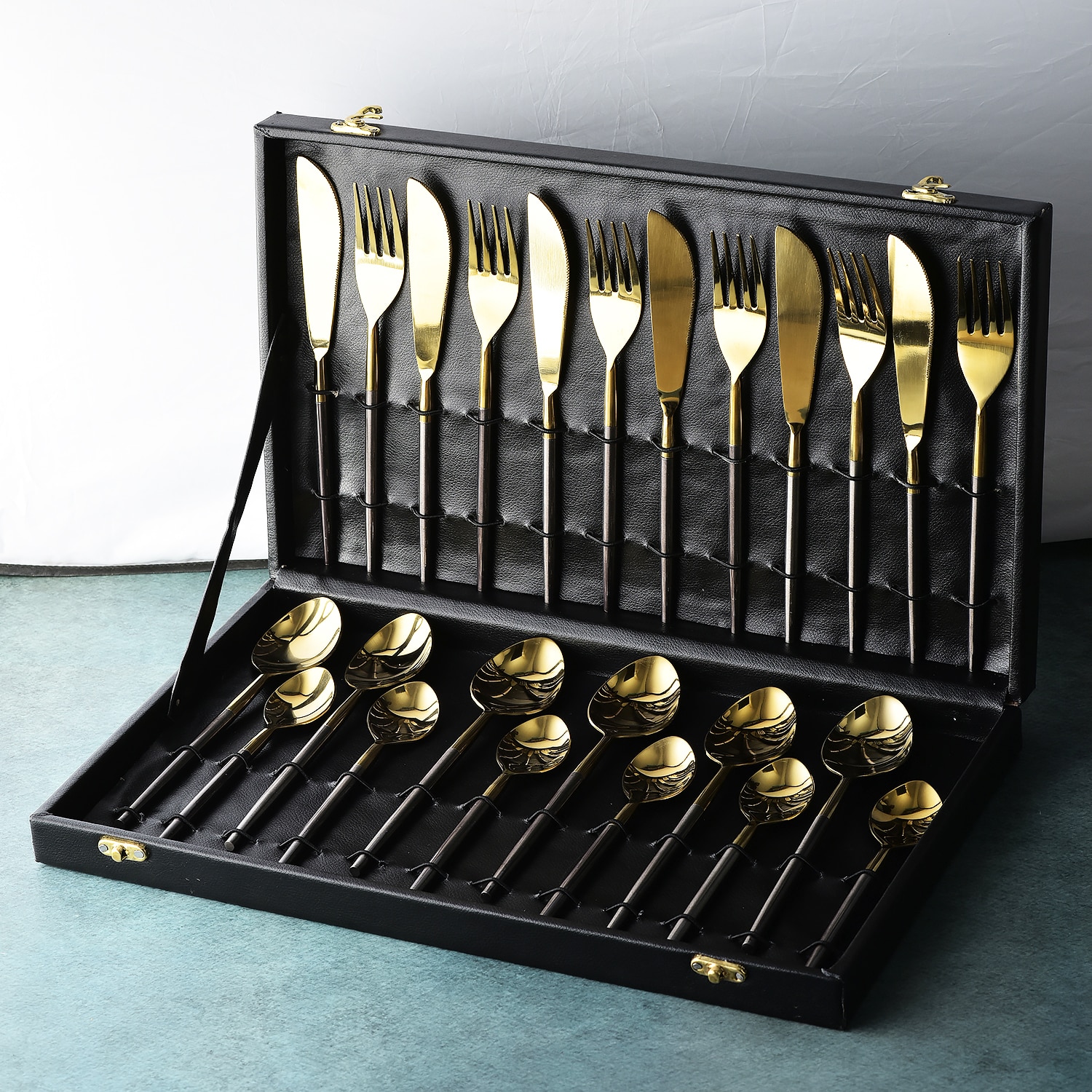 Regal Feast 24-Piece Premium Dining Cutlery Set - Simply Soho