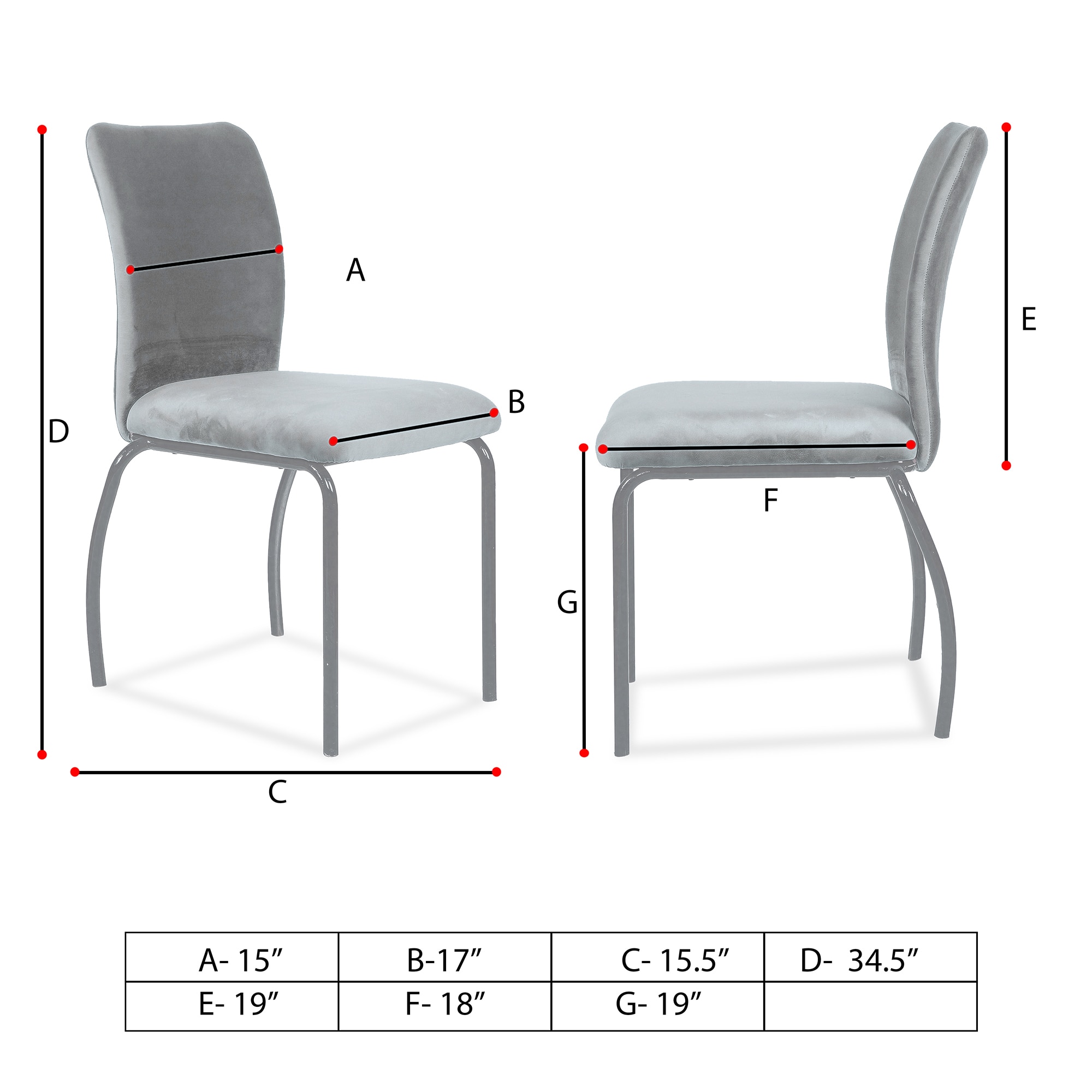 Fueanka Dining  Chair in Black