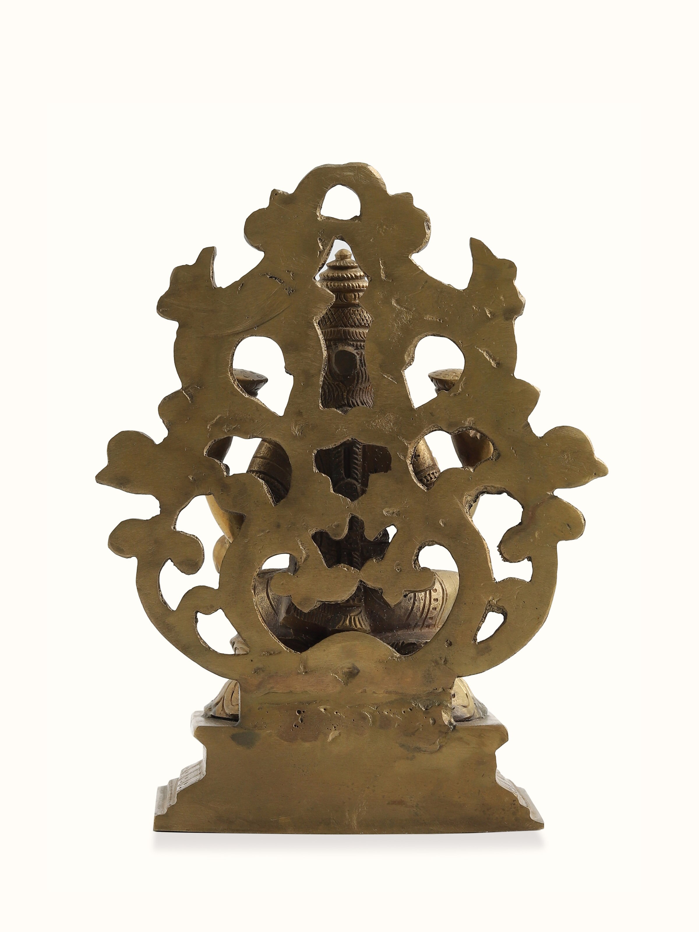 Bronze Lakshmi Filigree Idol