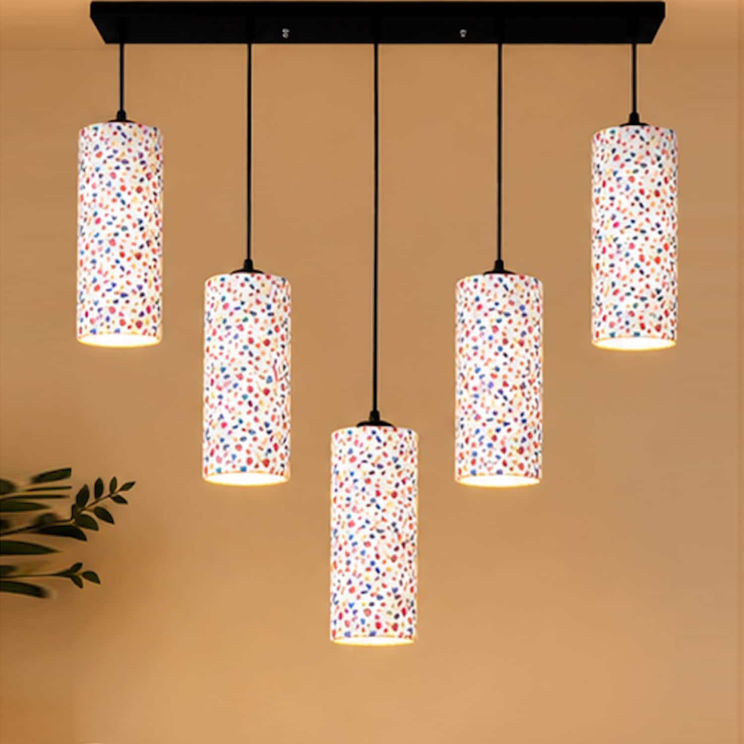 Devansh Solid Wood Electric Wall Light in Brown Colour with Grey Shade Count of 1 Light