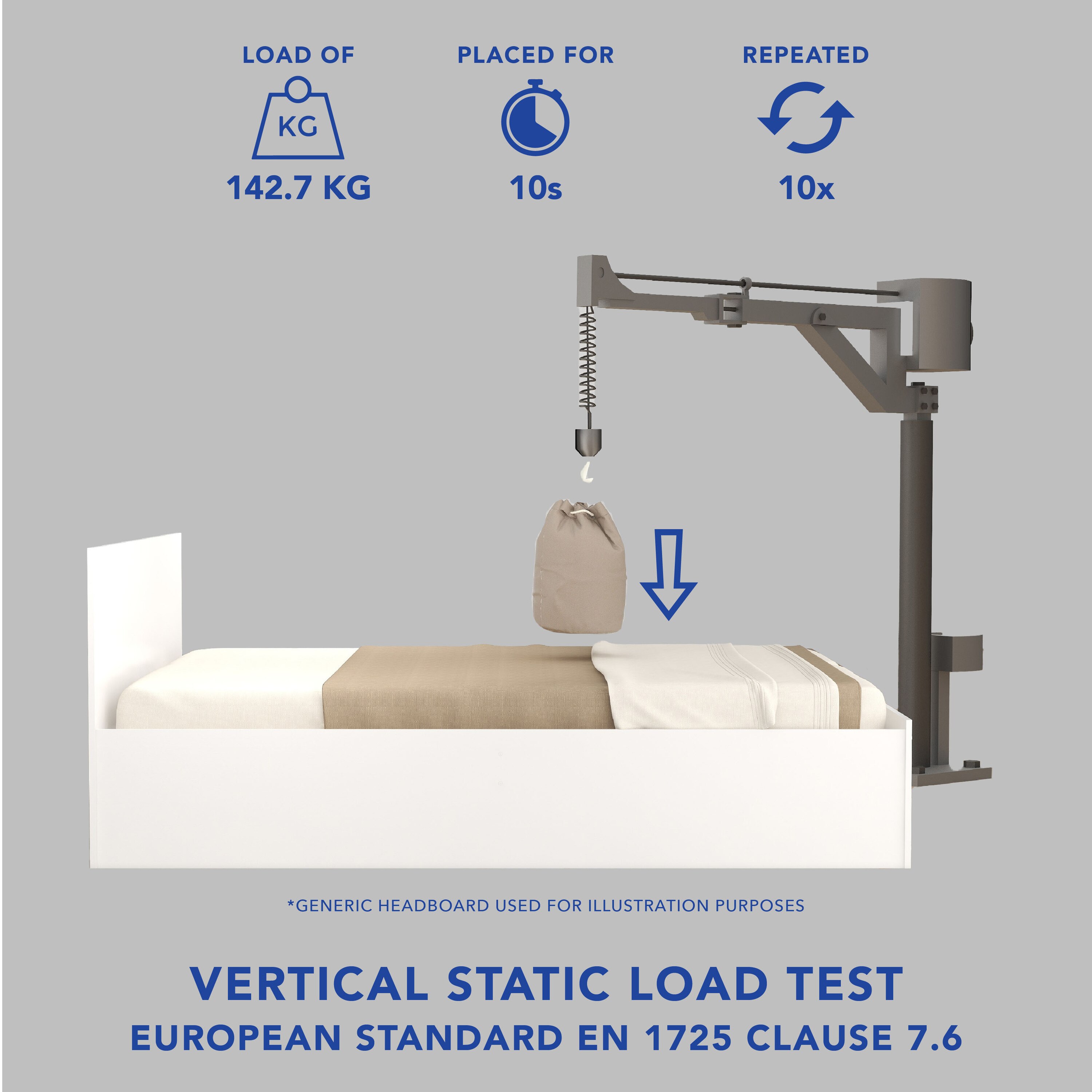 Ahimsa Bed With Premium Leatherette Fabric Box and Half Hydraulic Storage - Queen Bed