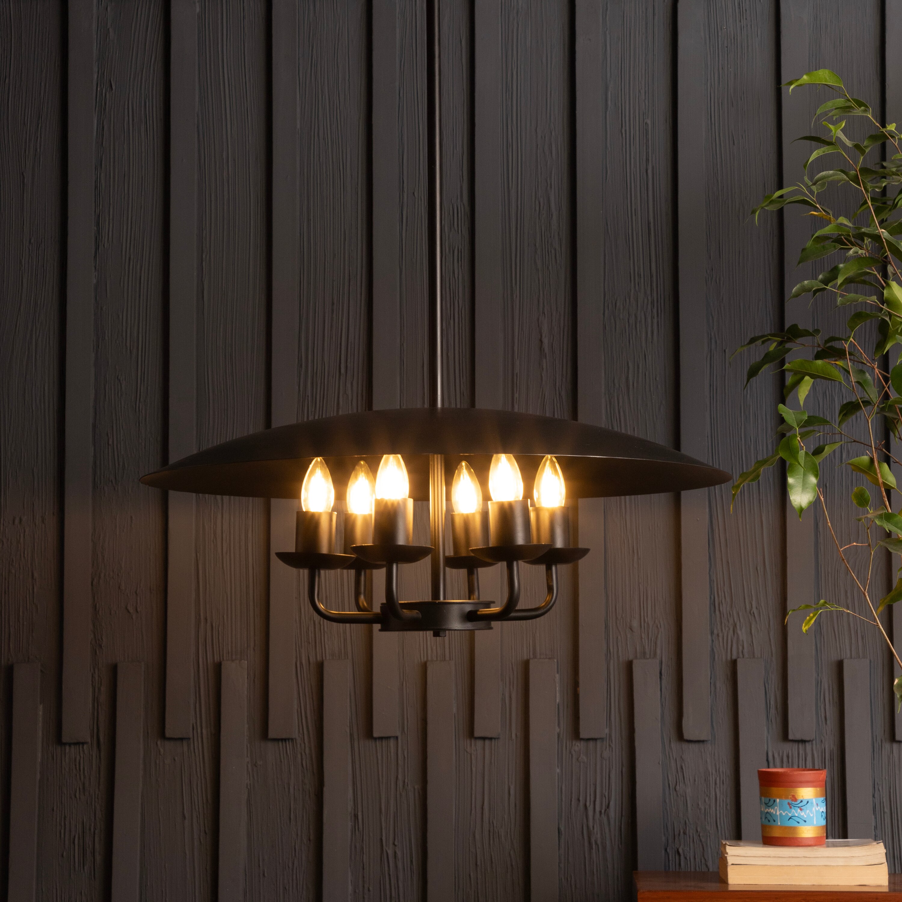 Pelican 6 Lt Chandelier By Shoppeefry