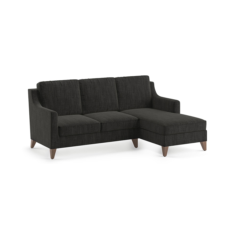 Abbey Sectional Sofa (Colour : Graphite Grey, Cushion : Soft, Seater : Right Aligned 2 Seater + Right Aligned Chaise)