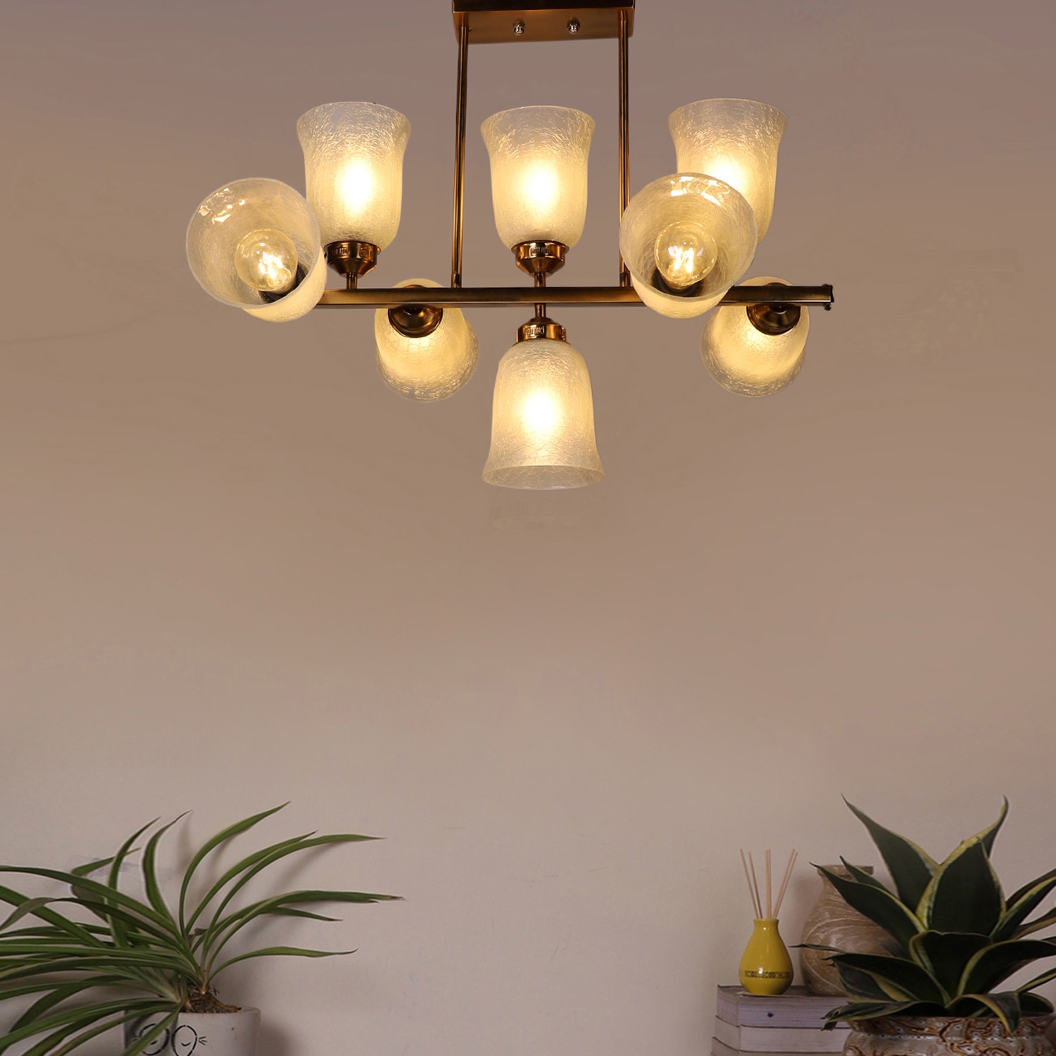 Devansh Gold Wall Mounted Lamp With Black Cotton Shade