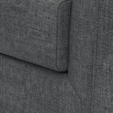 Windsor Premium 1 Seater Fabric Sofa in Smoke Grey Colour