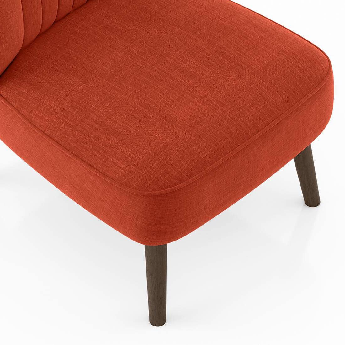 Grace Lounge Chair in Lava Colour