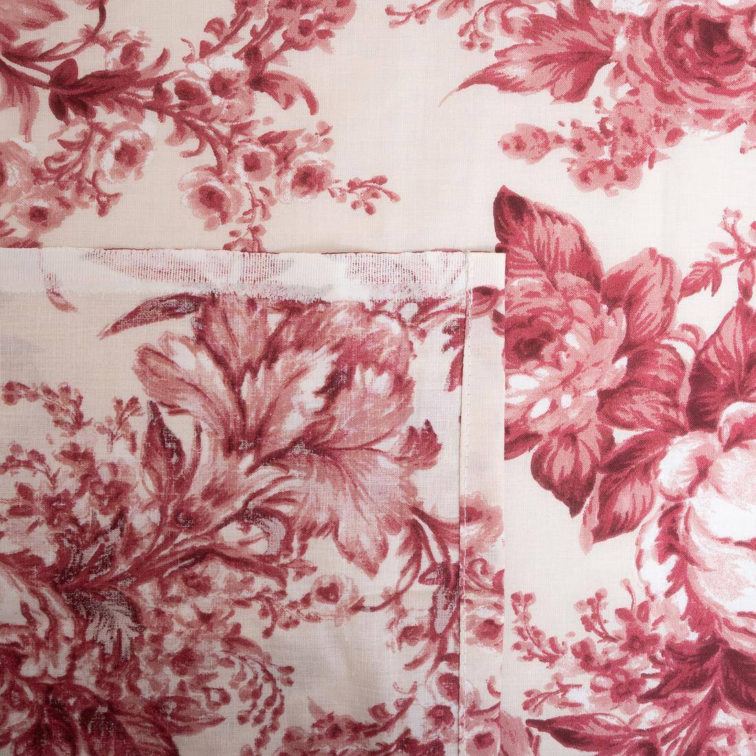 Threads Silky Touch Premium Super King Size Flat Bedsheet 275 x 275 cms