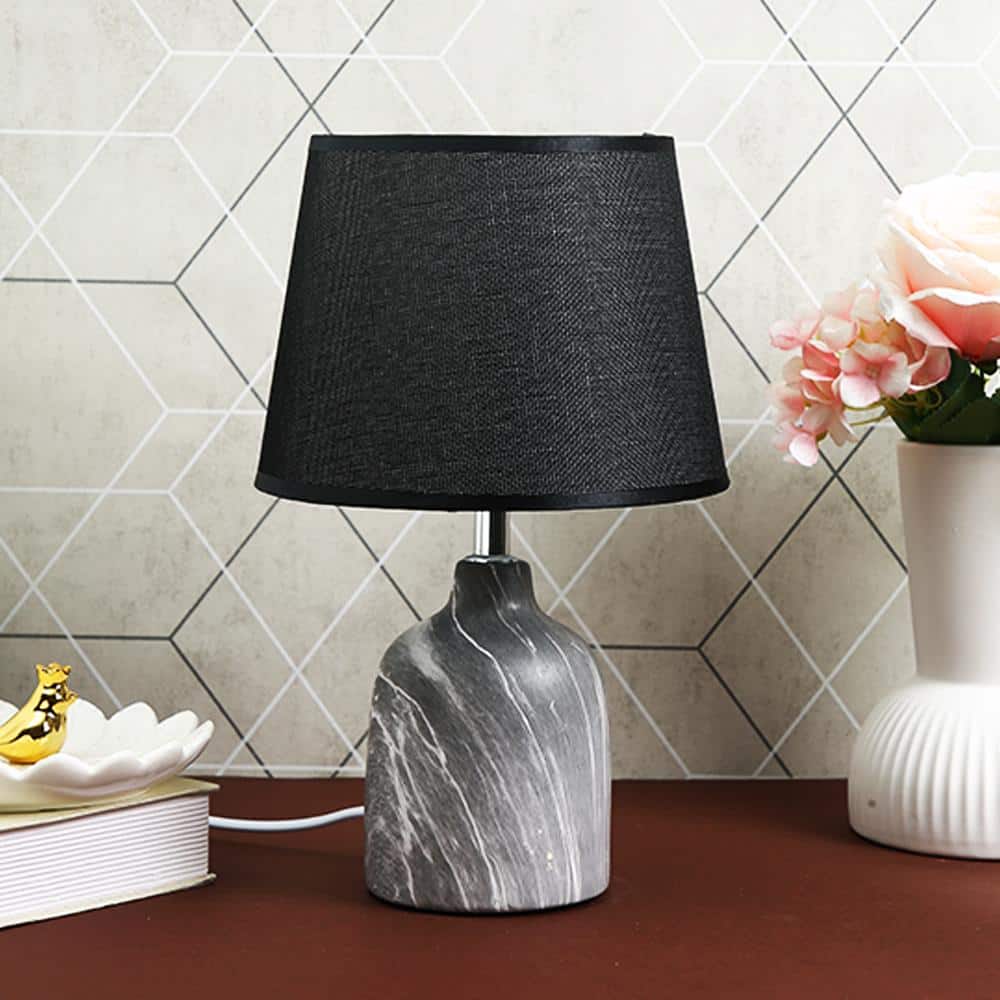 Luxury Black Grey Table Lamp Bold Contemporary