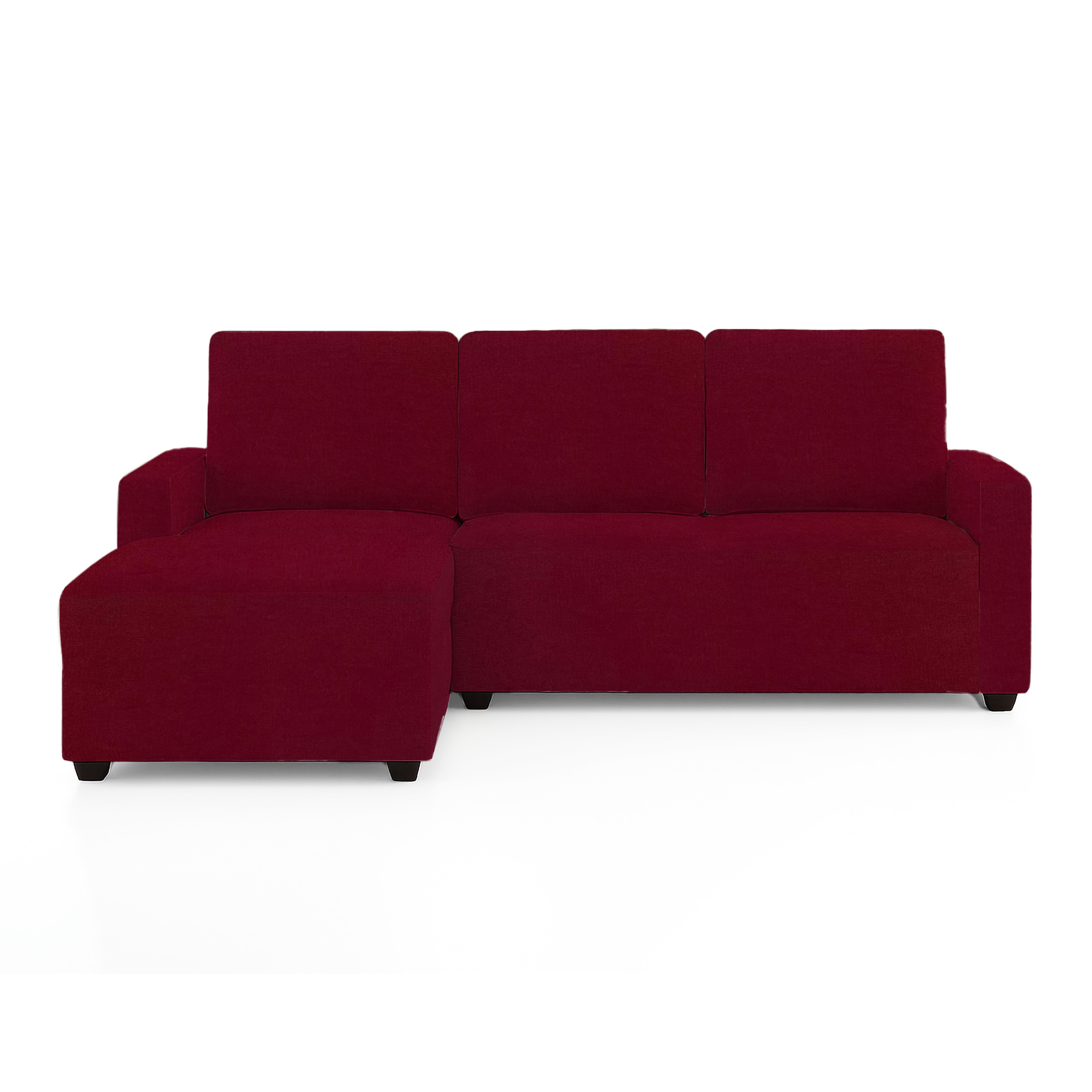 Left Aligned 2 Seater Left Aligned Chaise Magenta Sofa Cover