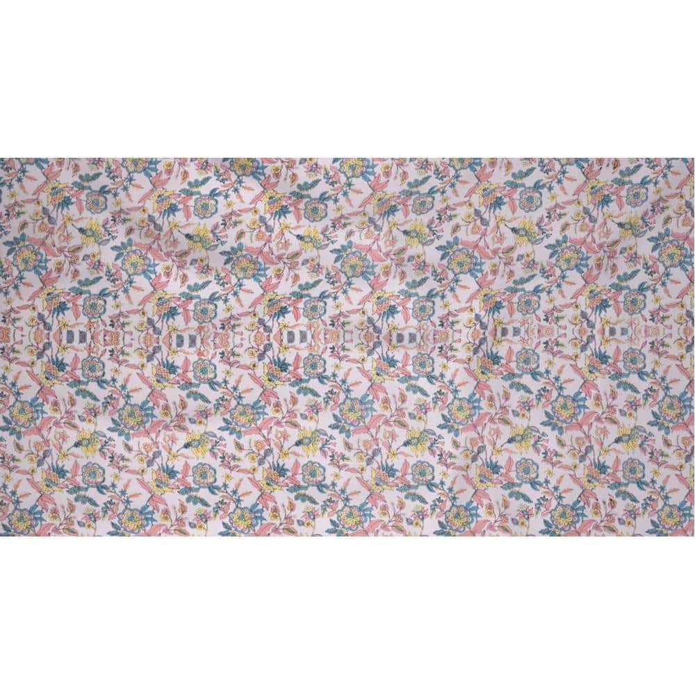 Paolo Multicolor Abstract 180 TC Cotton Double Size Bedsheet with 2 Pillow Covers