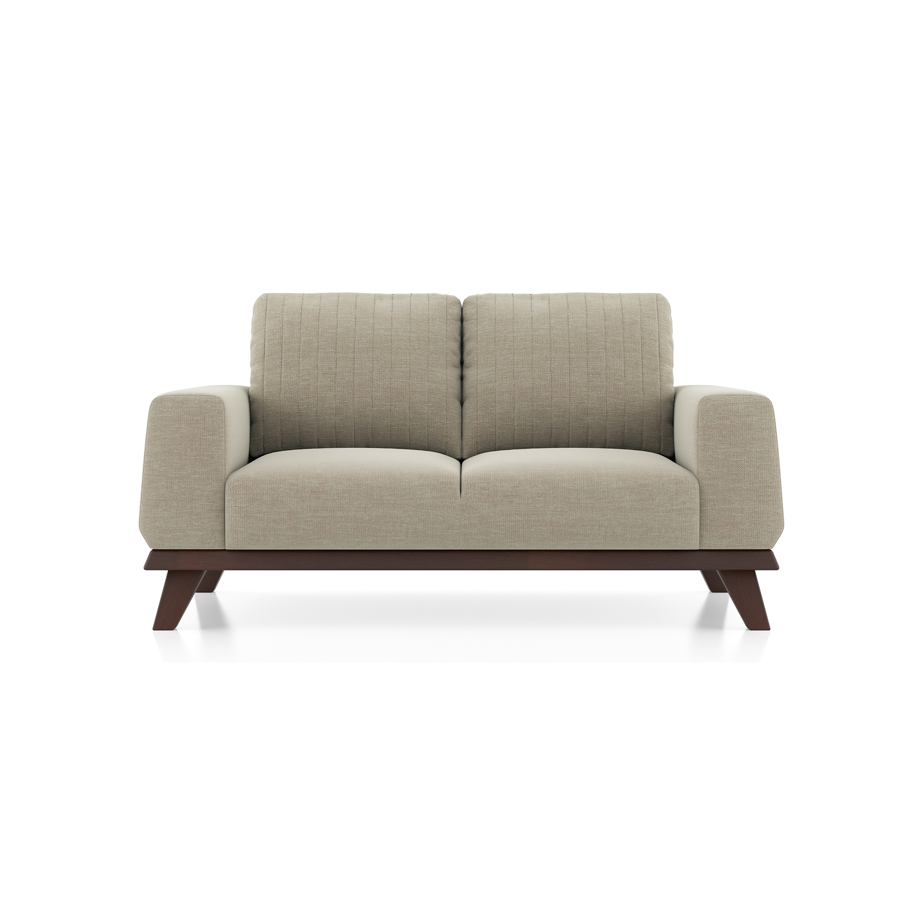 Granada Essential 2 Seater Fabric Sofa In Oyster Beige