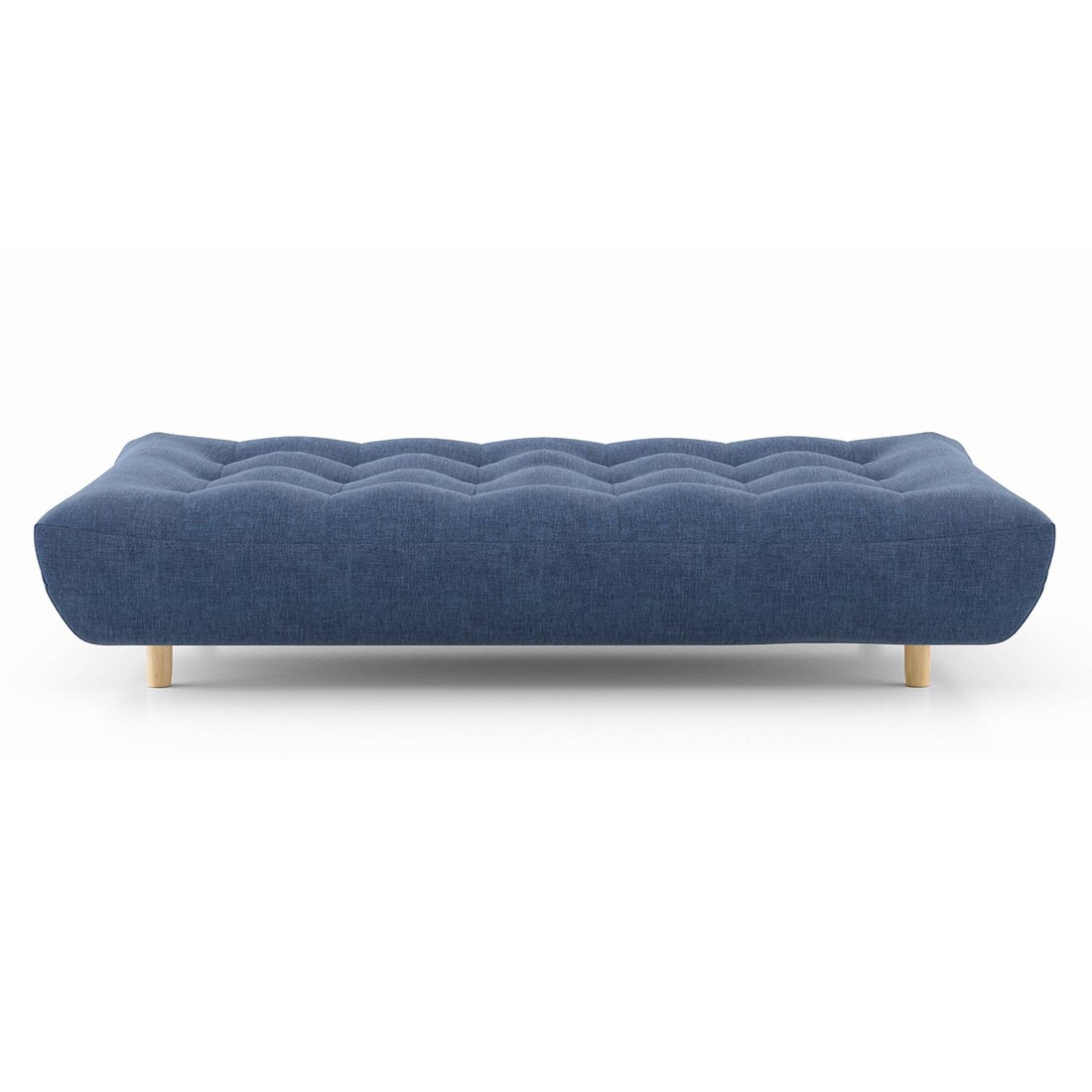 Palermo 3 Seater Click Clack Sofa cum Bed In Midnight Indigo Blue Colour