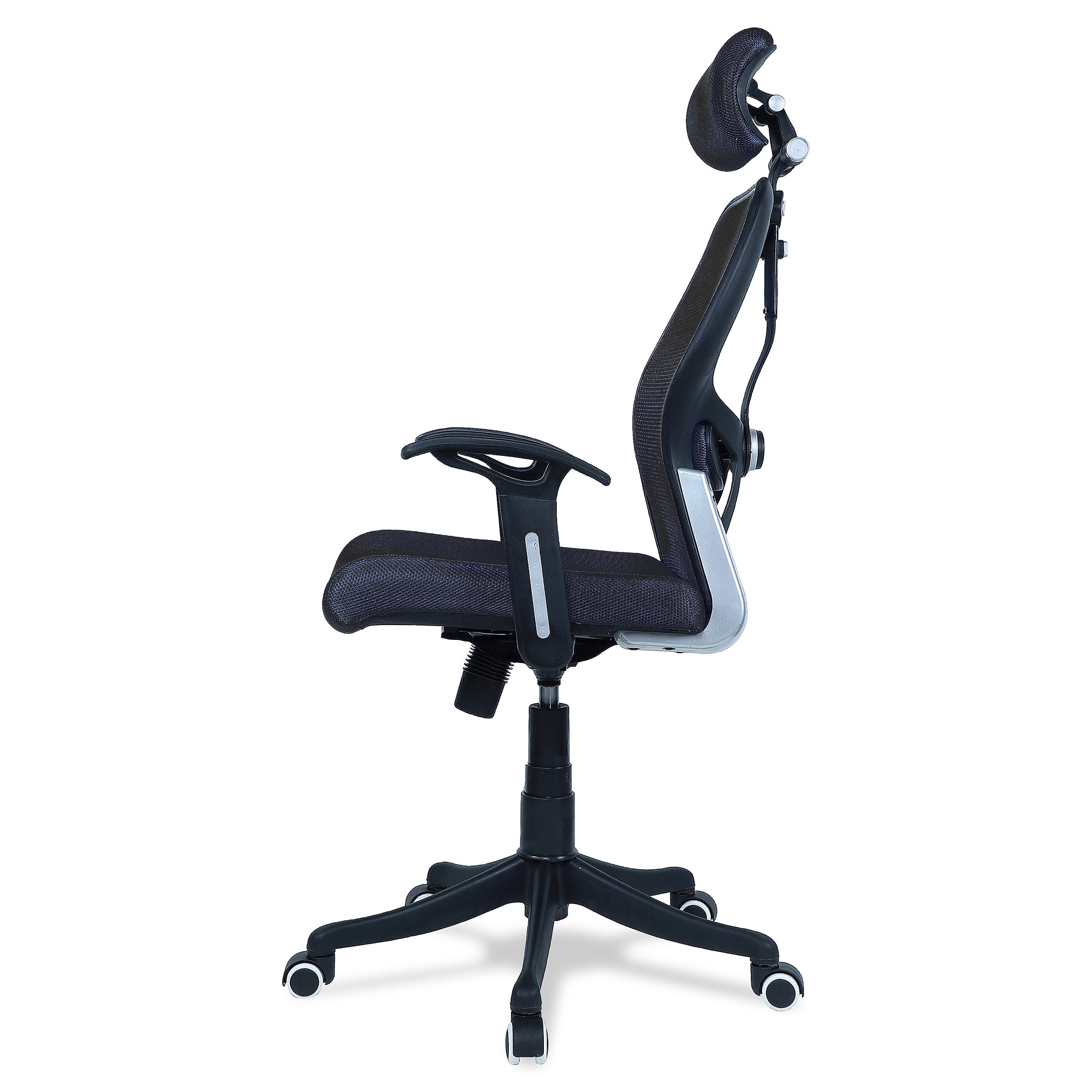 Reaii Mid Back Ergonomic Chair in Black Colour
