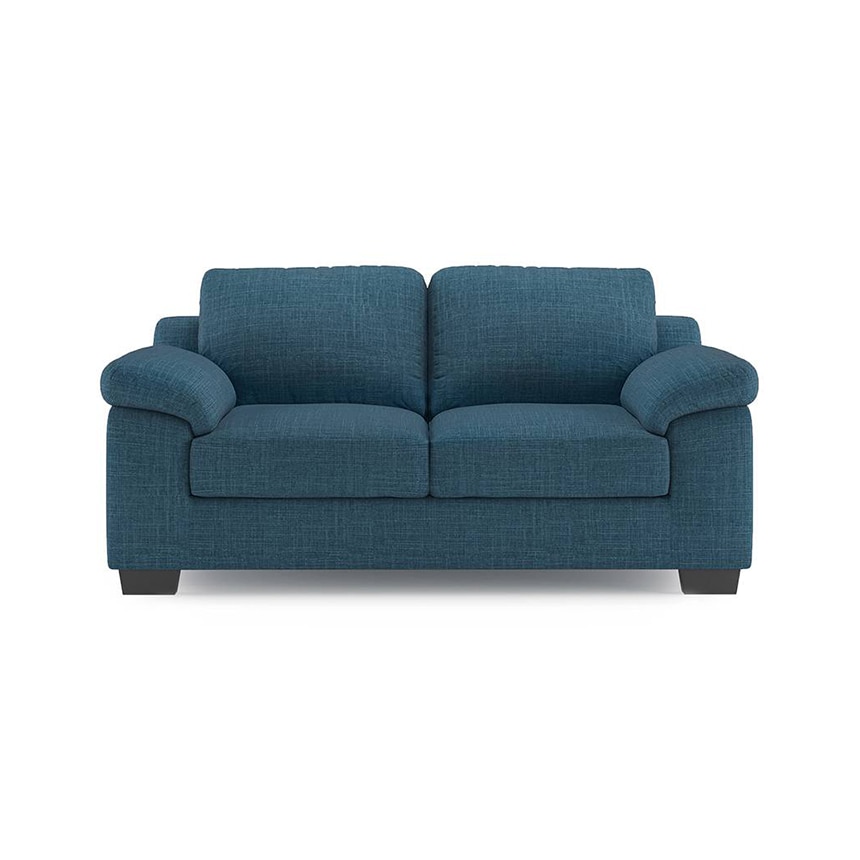Esquel Luxe 2 Seater Fabric Sofa in Colonial Blue Colour