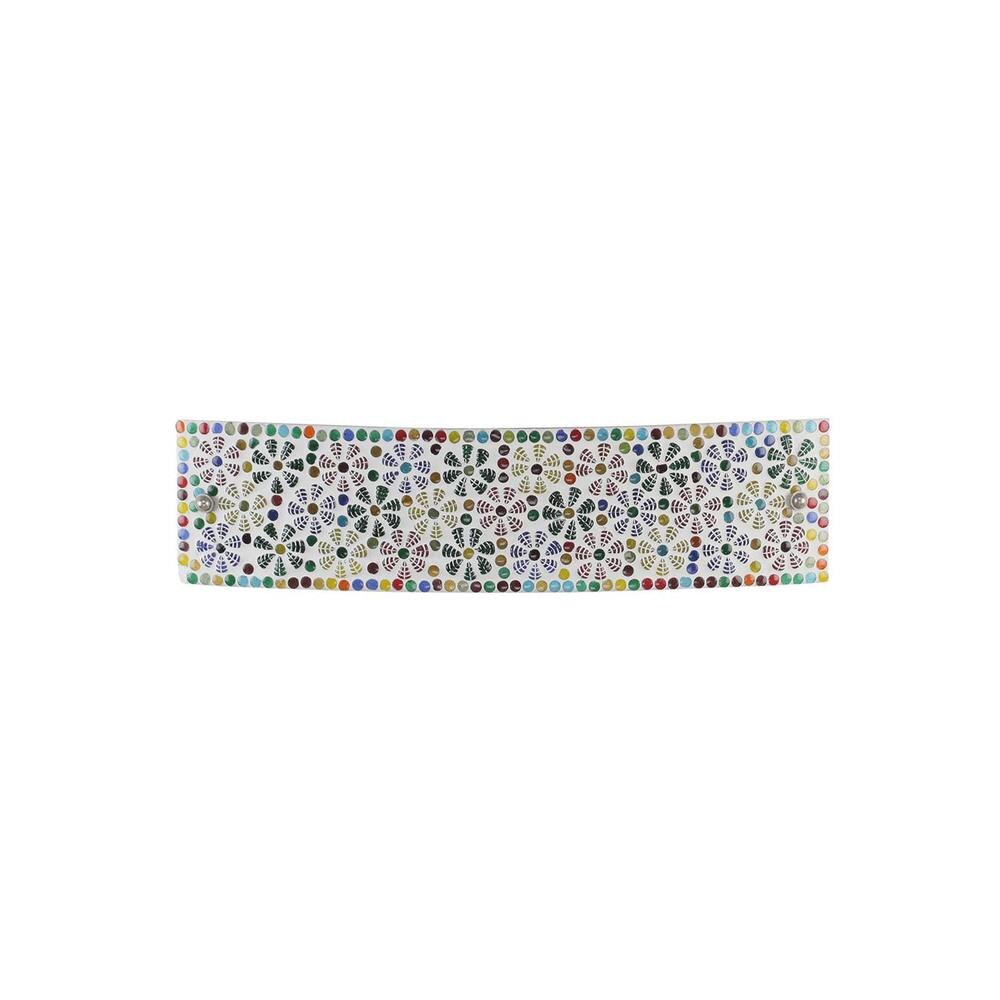 Iker Multicolour Glass Wall Light