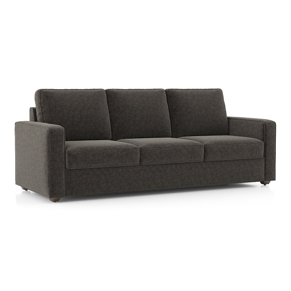Apollo Compact Sofa Set (Colour : Smoke Grey, Cushion : Soft, Back Type : Regular, Seater : 3+2+1)