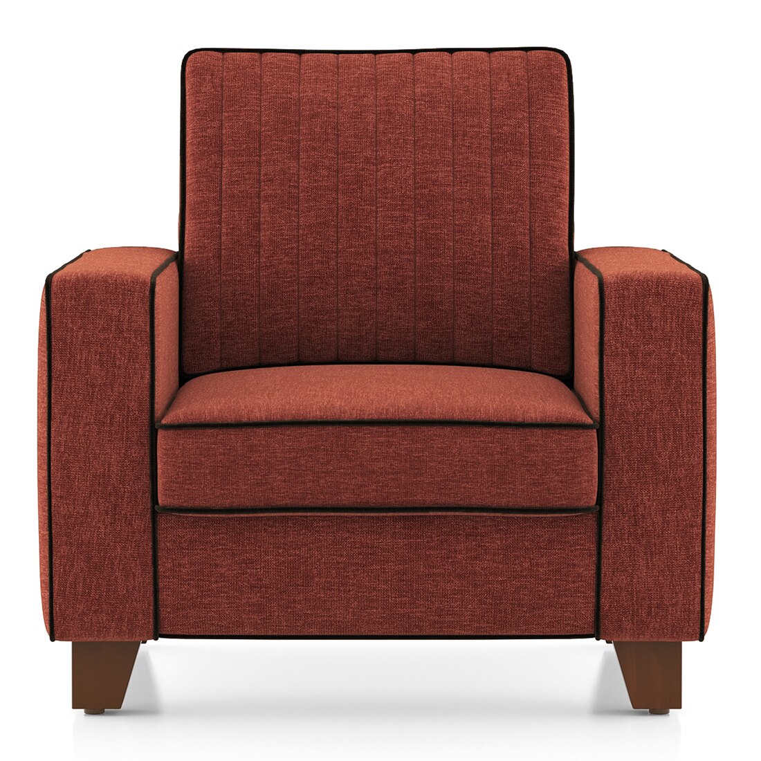 Apollo Neo High Back Sofa (Colour : Dark Coral, Seating Capacity : 1 Seater, Cushion Type : Soft, Back Height : High Back)