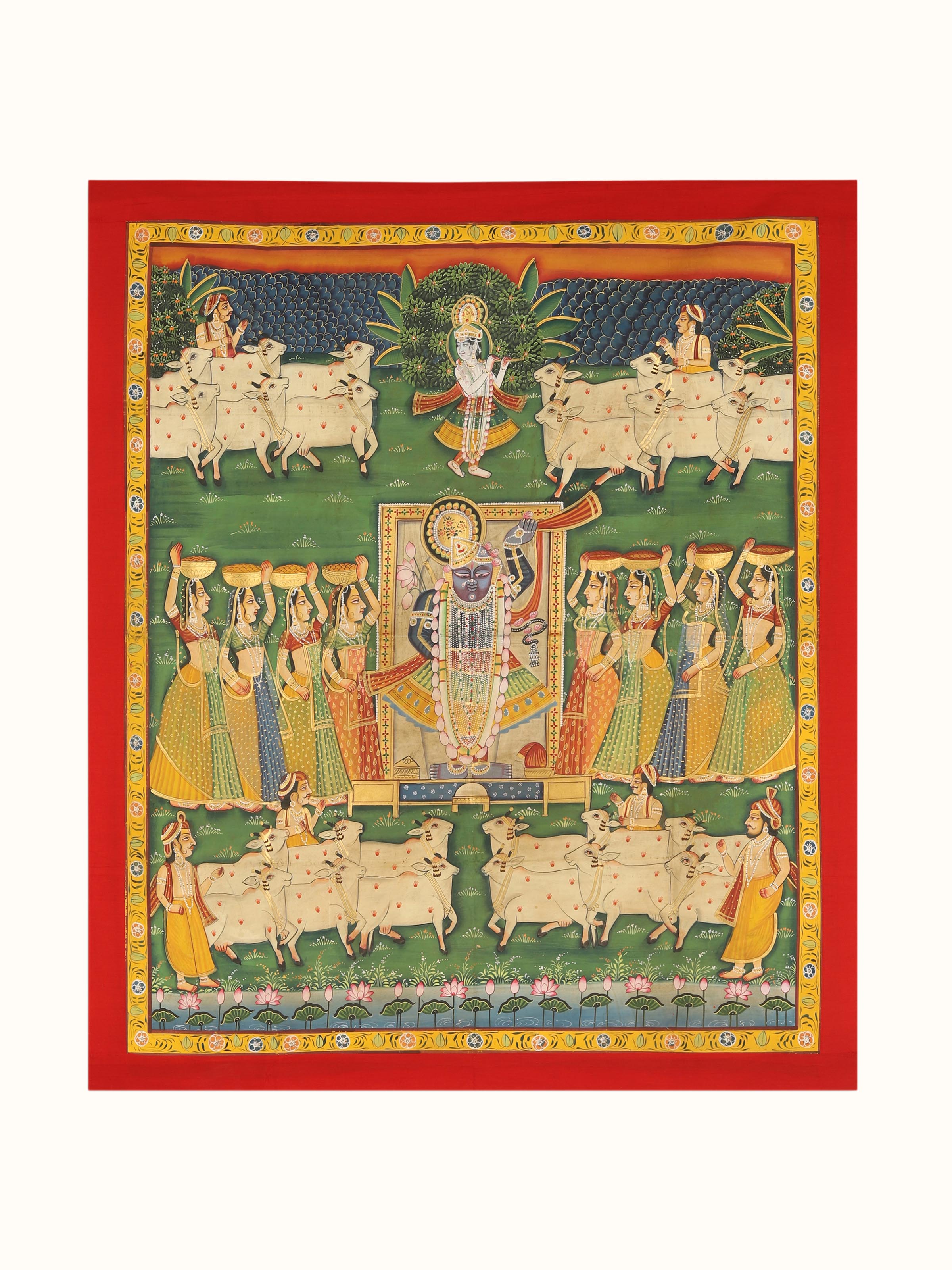 Shrinathji Gopashtami Pichwai Painting