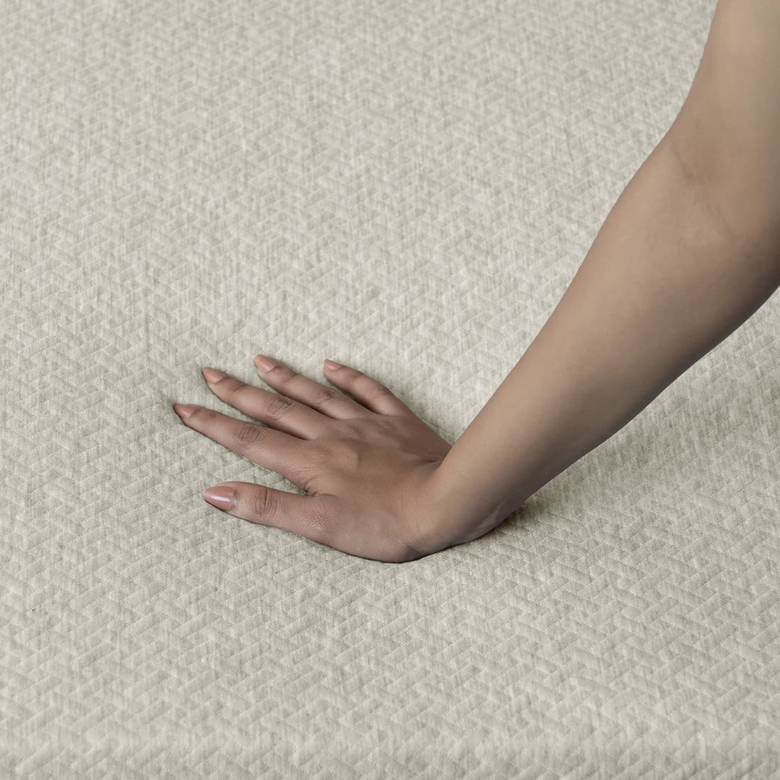 LiveIn Adapt - Roll Pack Mattress with 3 Interchangeable Firmness Layers (72 x 72 in, 6 Inches)