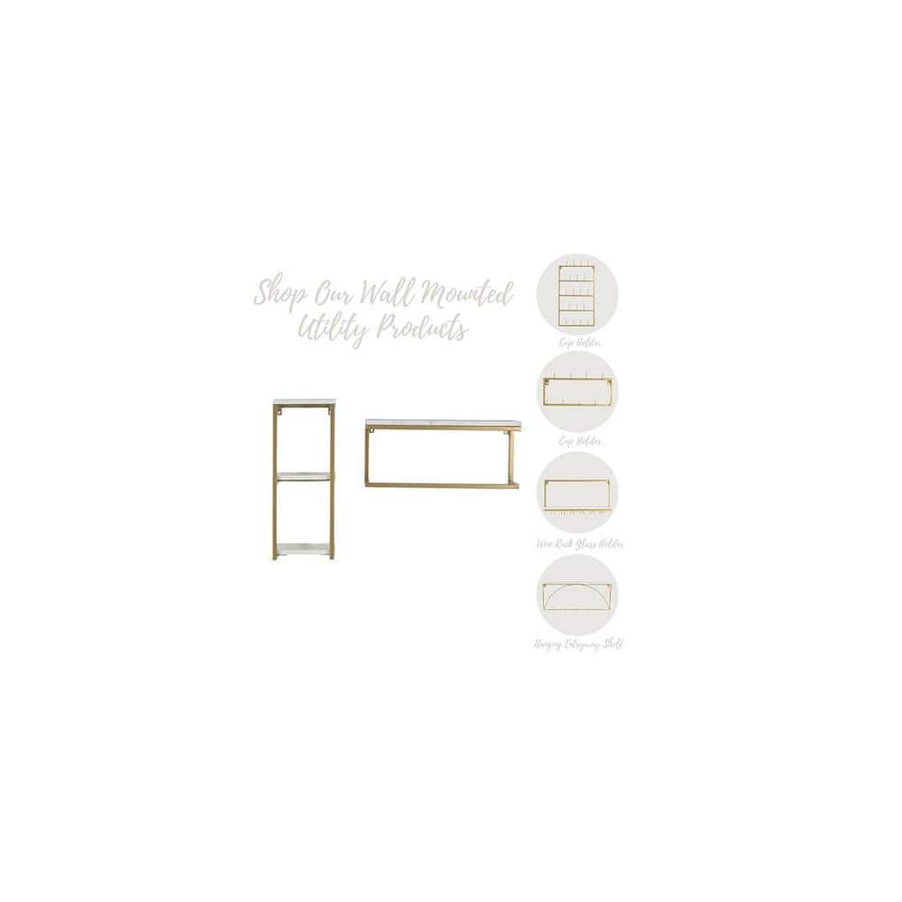 Claymint metal Wall Shelf