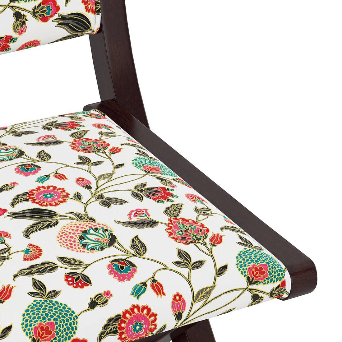 Bellucci Accent Chair in Beige Floral Colour