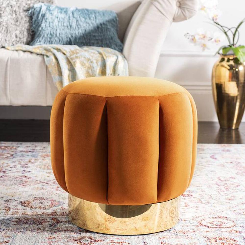 Gilbert Ottoman Color in Orange