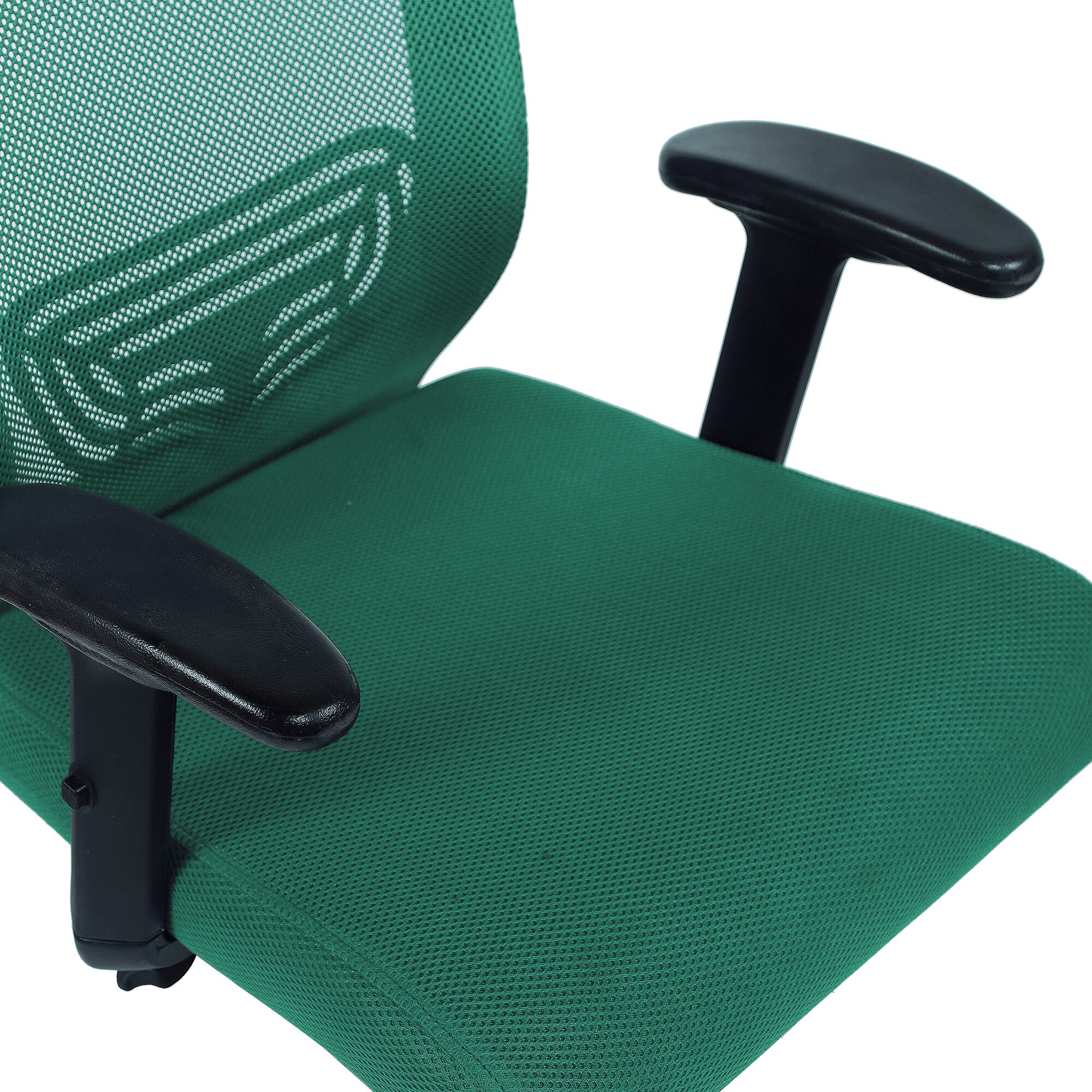Ebeaony Mid Back Ergonomic Chair in Dark Green Colour