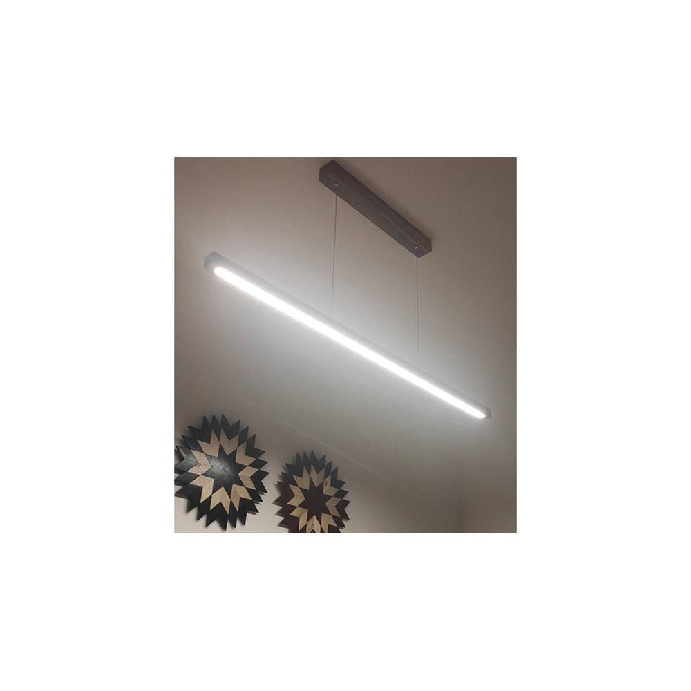 Brigitte 36 Brown Solid Wood Single Hanging Light