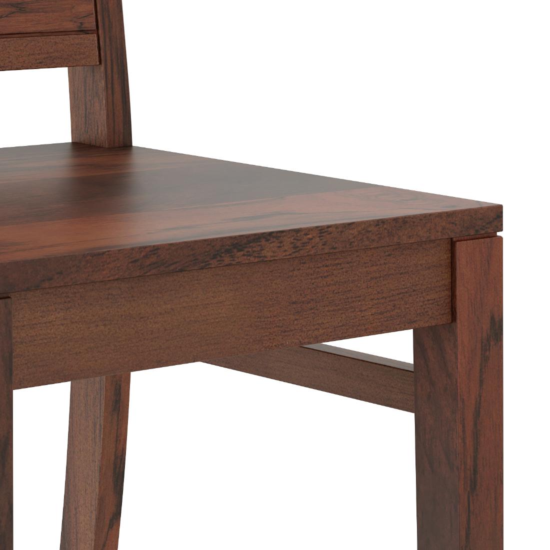 Arlo Teak Wood 6 Seater Dining Table with Arlo Dining Chair Set