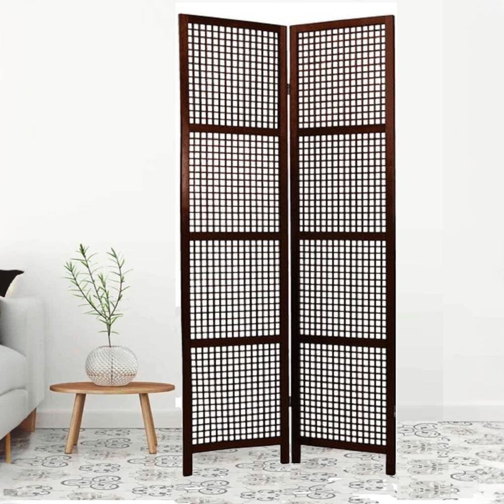 Orna Solid Wood 4 Panel Room Divider