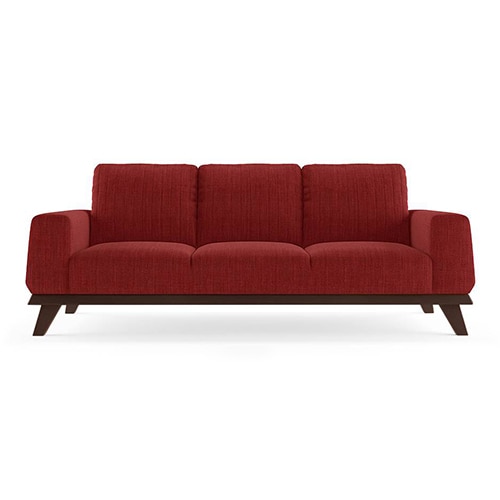 Granada Sofa Set (Colour: Salsa Red, Seater: 3+2+1)