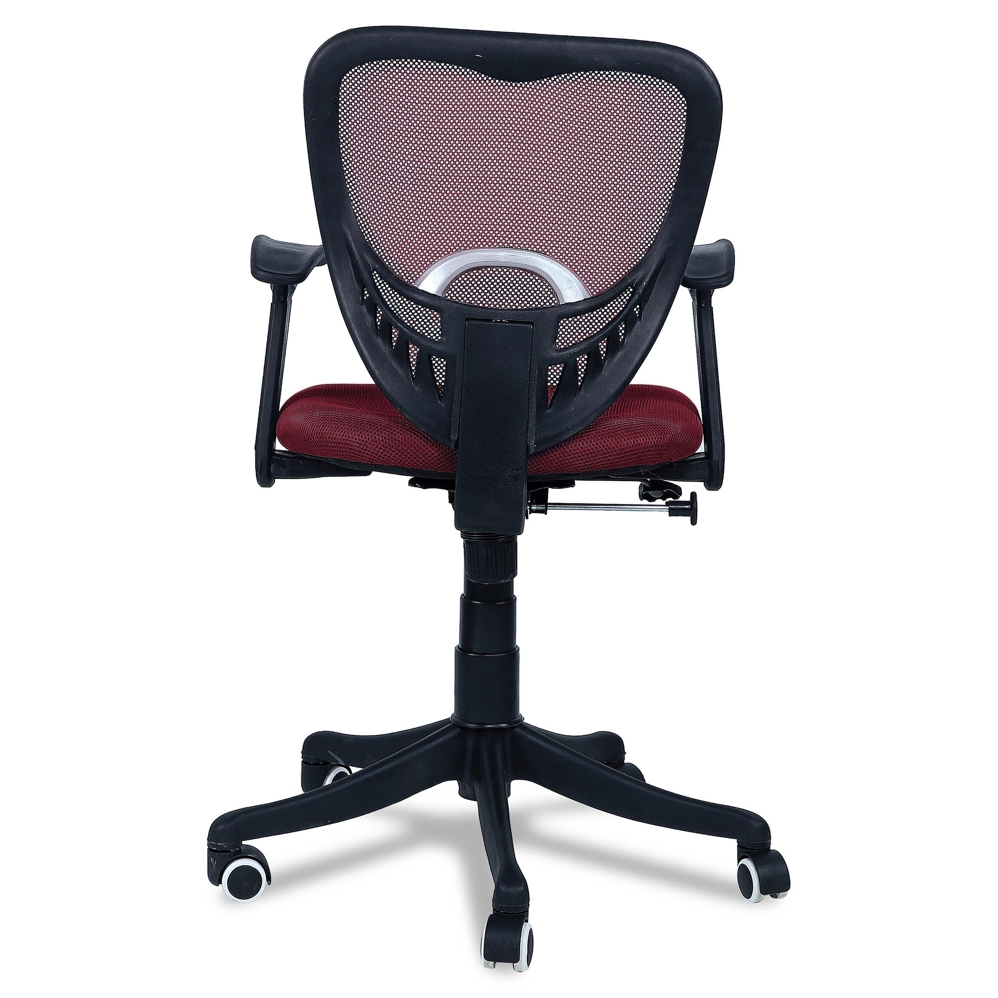 Odrione Low Back Ergonomic Chair in Maroon Colour