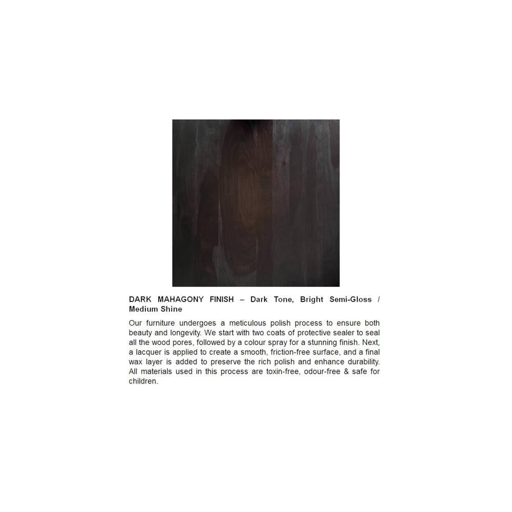 Mayfield Sheesham Wood Coffee Table In Mahogany Finish