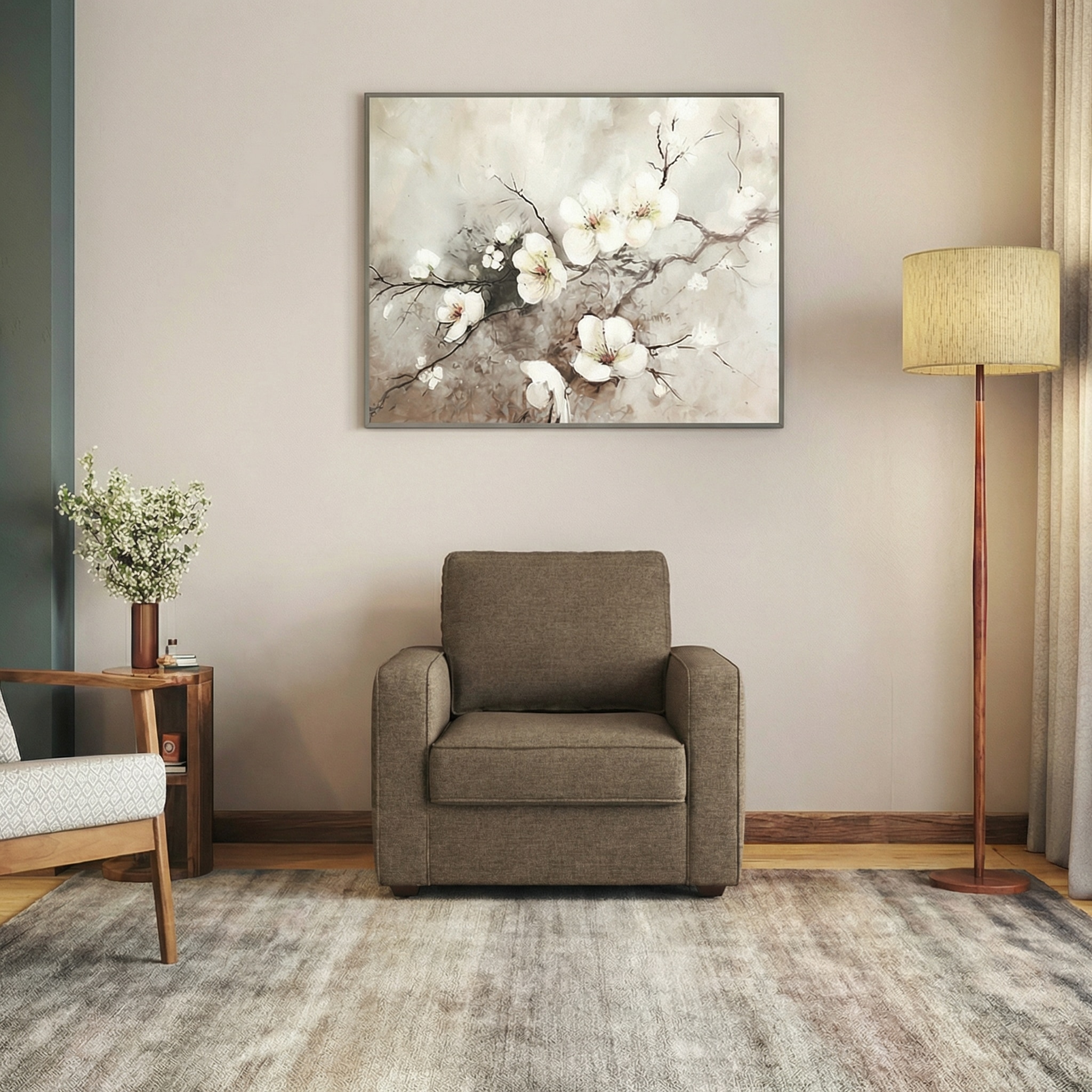 urban ladder Apollo Compact 1 Seater Fabric Sofa-picture-16