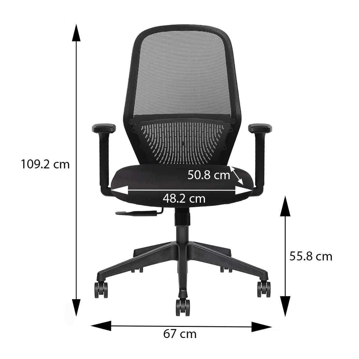 Higgins Revolving chair MB Black