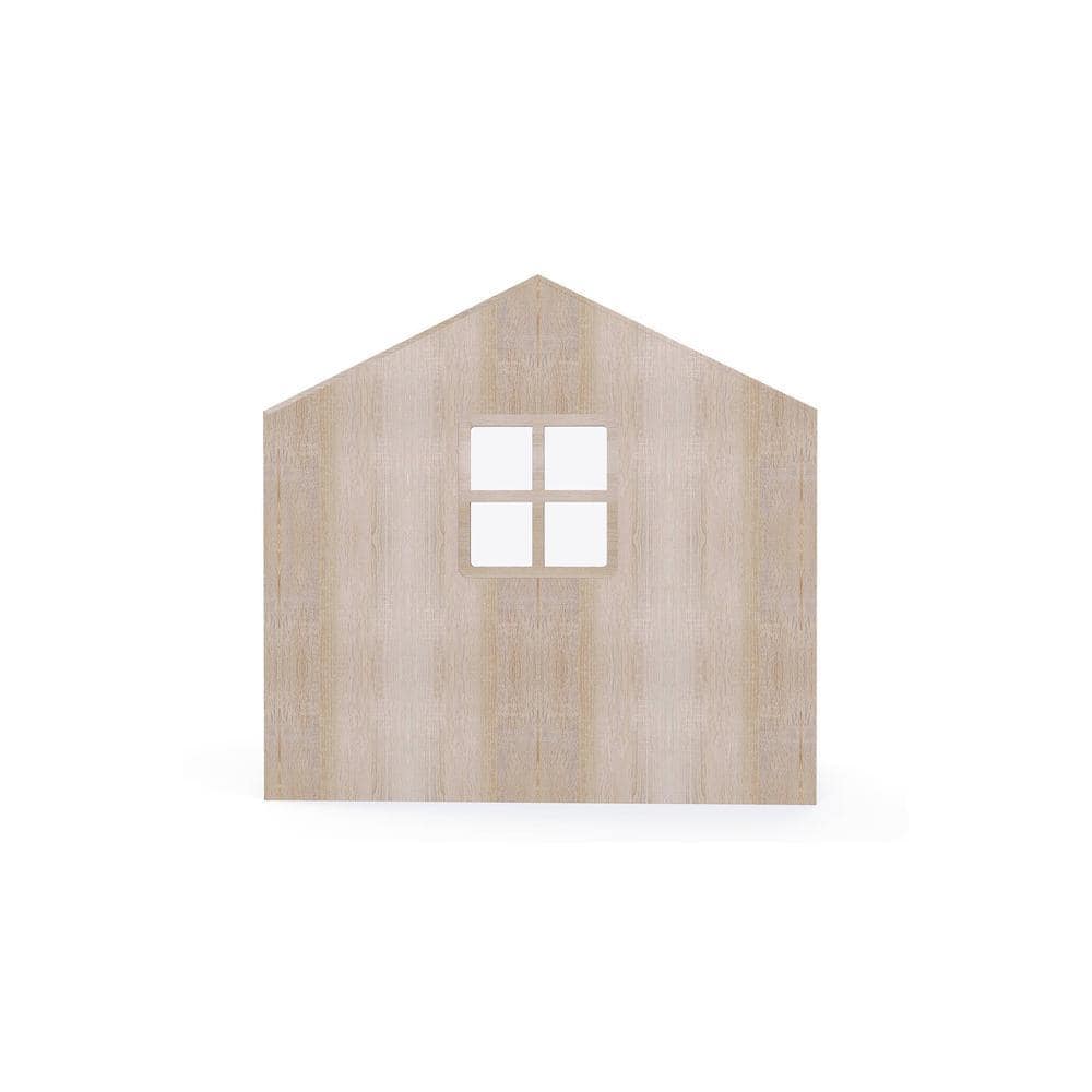 Little Hut Engineered Wood Drawer Storage Bed in Brown Colour