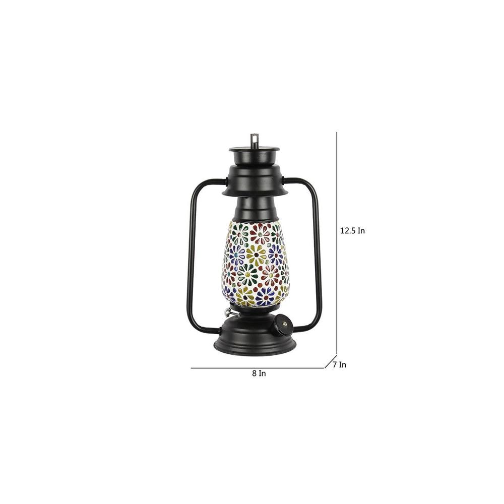 Cosette Multicolor Metal Wall Mounted Lantern Lamp