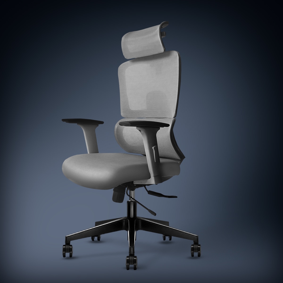 Imperia Ergonomic Study Chair in Grey Colour
