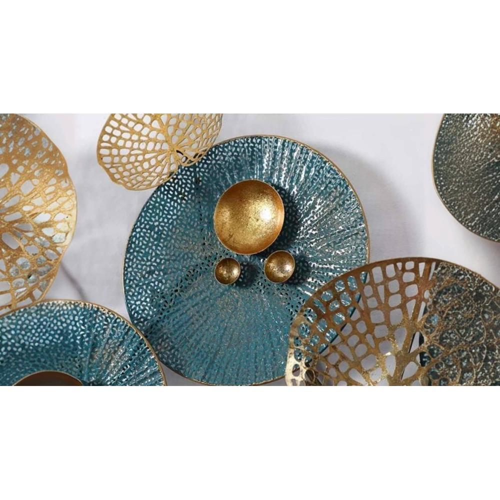 Creative Teal Metal Wall Art & Wall Decor