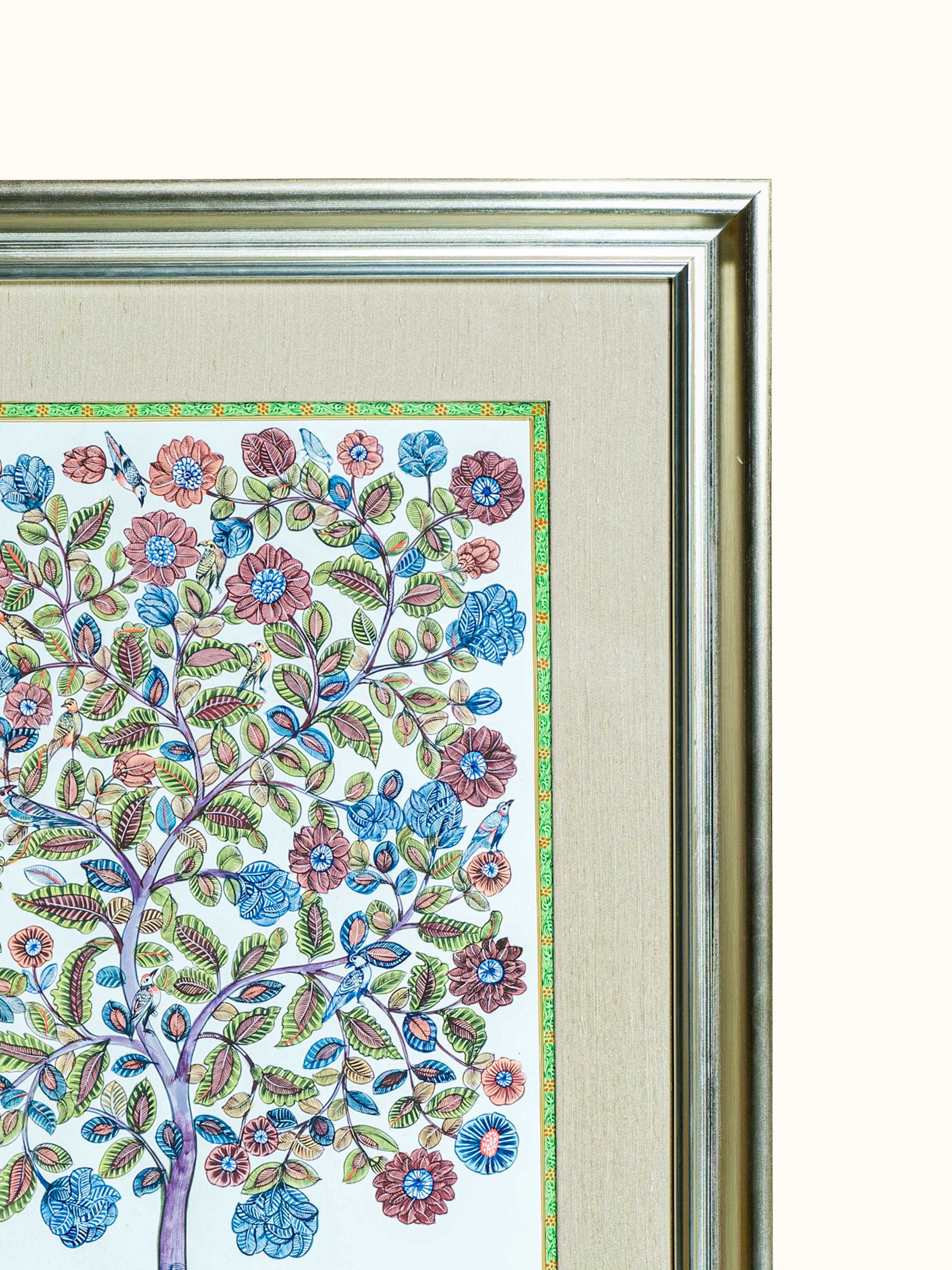 Tree with Birds Miniature Painting