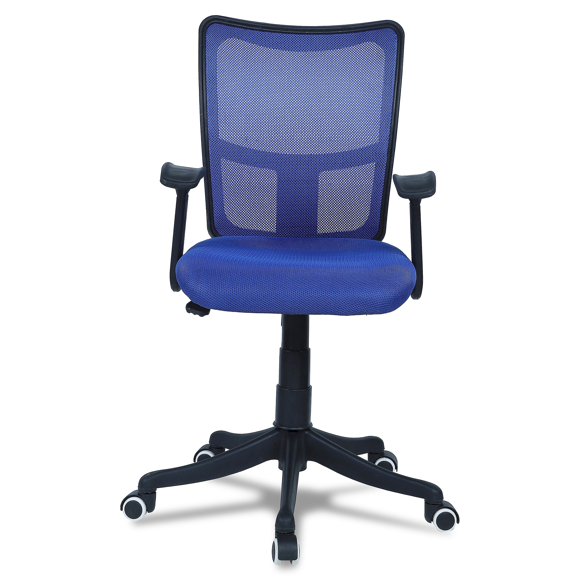 Eexcaeal Mid Back Ergonomic Chair in Blue Colour