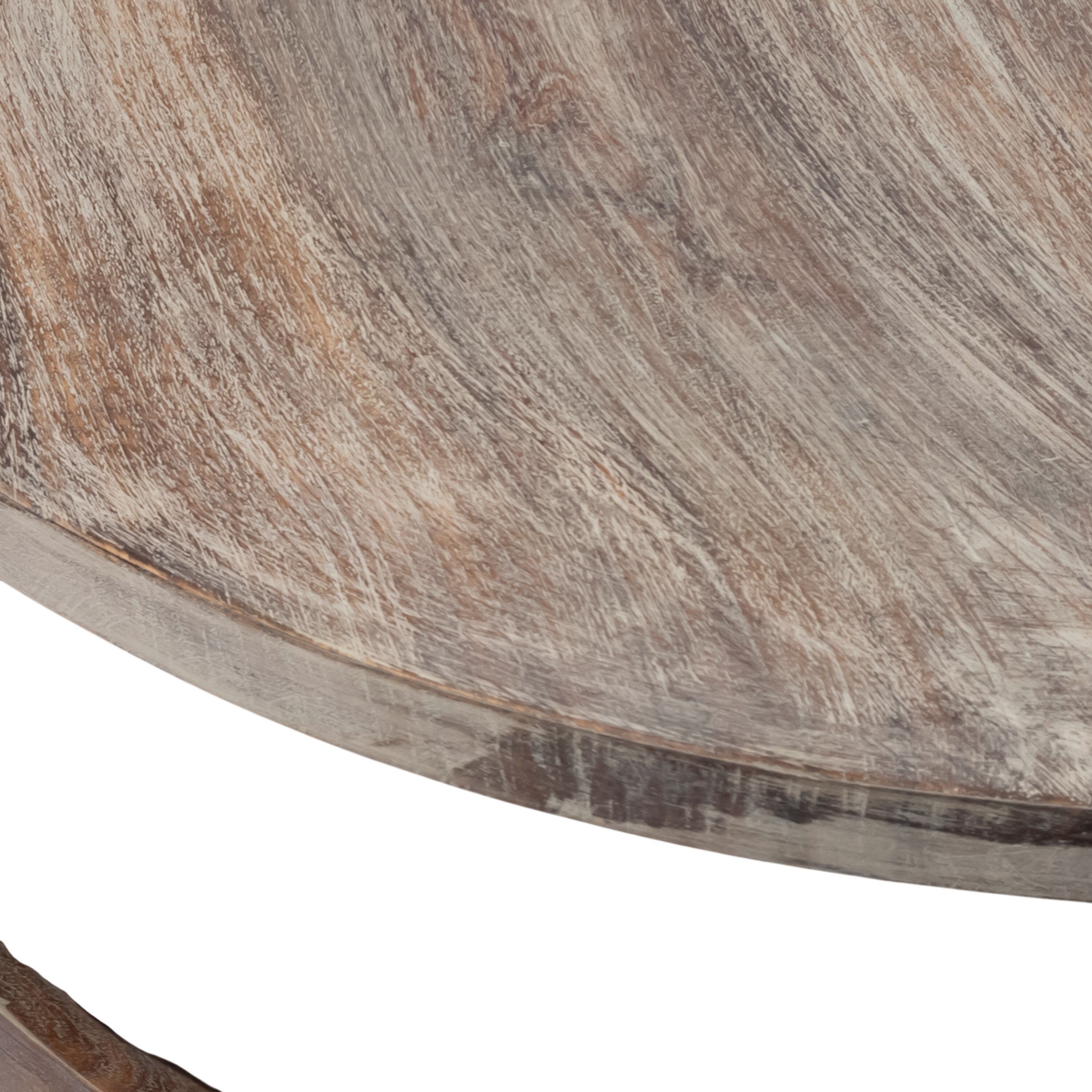 Nashville Sheesham Wood 4 Seater Coffee Table Set In Antique Grey Finish Grey Velvet Cushion