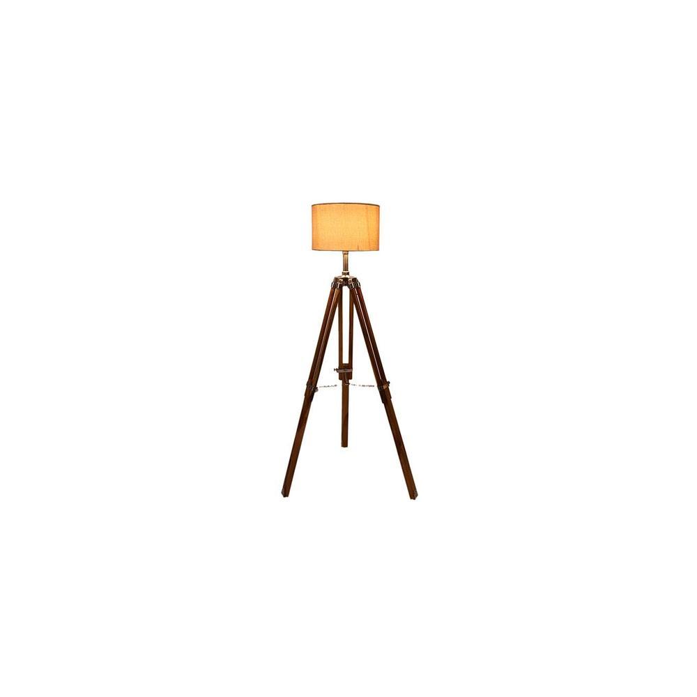 Alexander Beige Jute Shade Floor Lamp