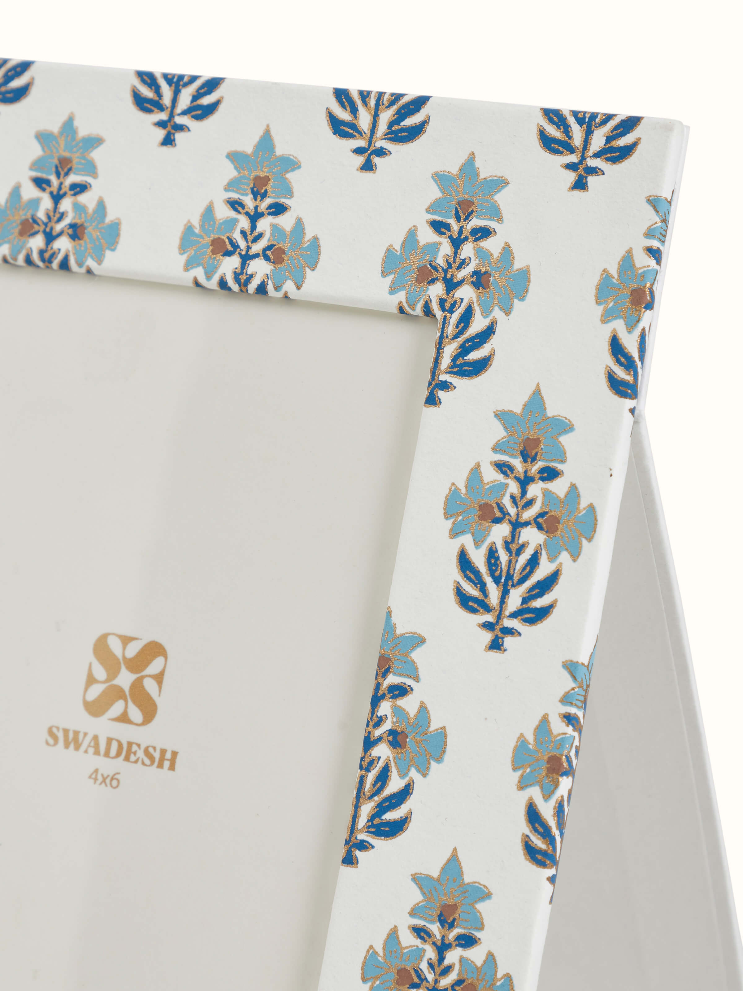 Detail shot of Handmade Paper Photo Frame