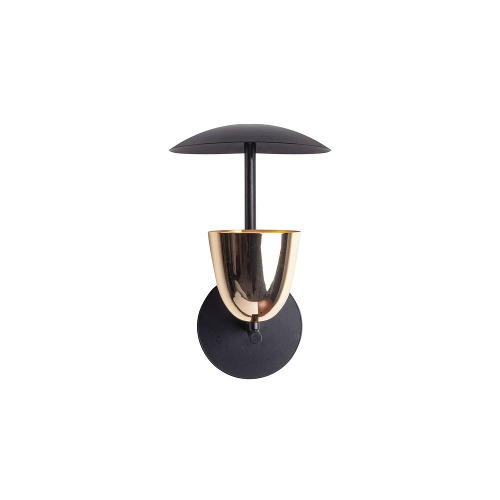 Pitchford Black and Copper Wall Sconce