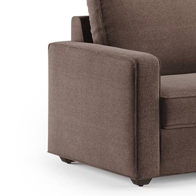 Apollo Sofa Set (Colour : Daschund Brown, Cushion : Hard, Back Type : Regular, Seater : 2+1+1)