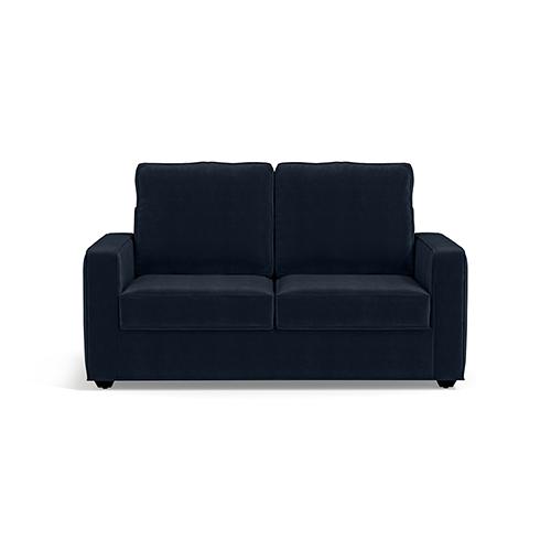 Apollo Compact Sofa Set (Colour : Sea Port Blue Velvet, Cushion : Hard, Back Type : High Back, Seater : 3+2+1)