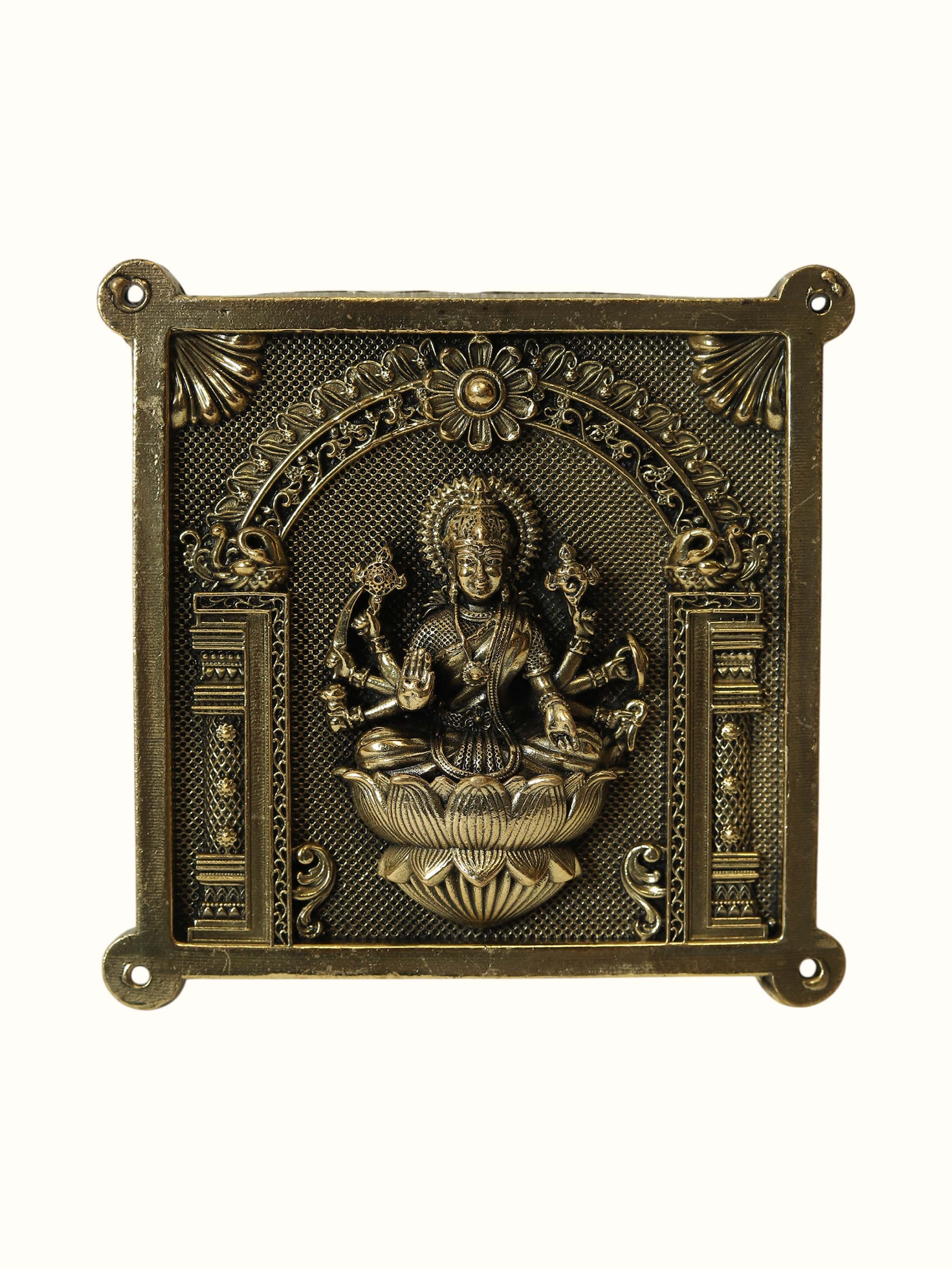 Ashtalakshmi Brass Wall Hanging