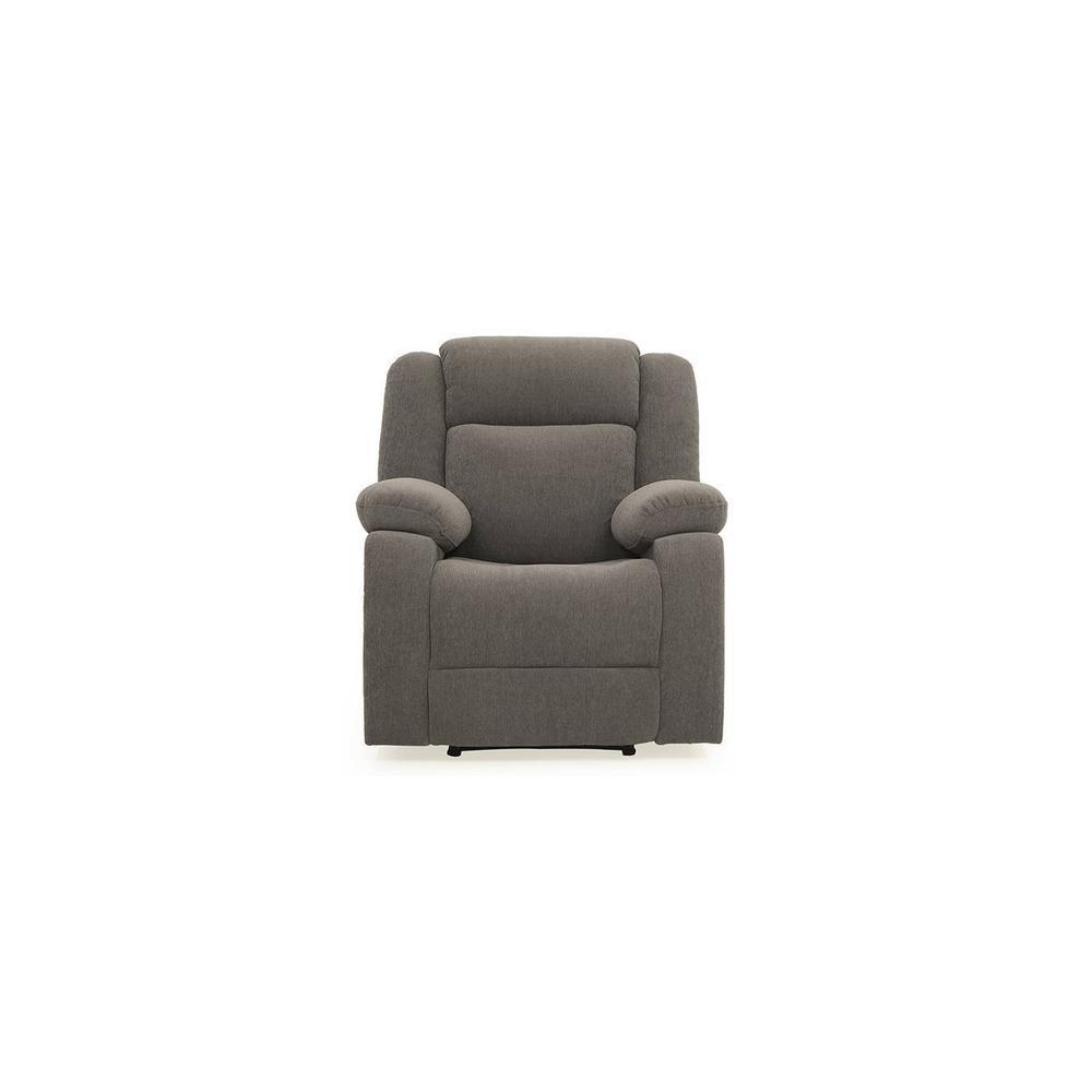 Avalon Fabric One Seater Manual Recliner in Grey Colour