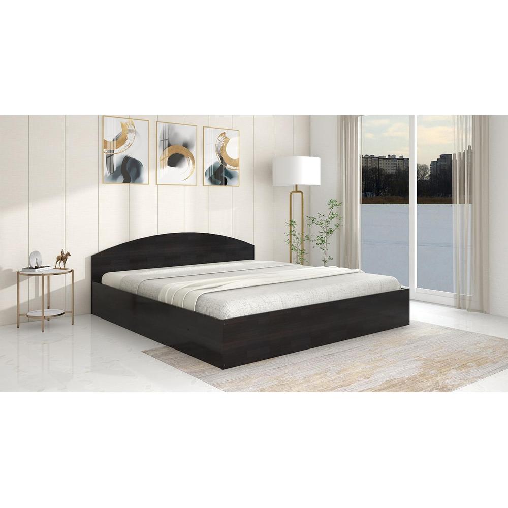 Daiki Queen Size Bed In Wenge Finish